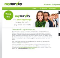 mysurvey.com screenshot