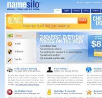 namesilo.com screenshot