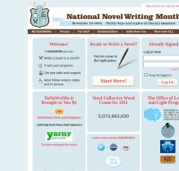 nanowrimo.org screenshot