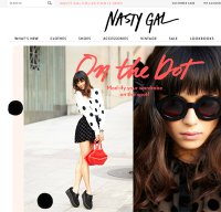 nastygal.com screenshot