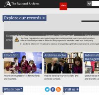 nationalarchives.gov.uk screenshot