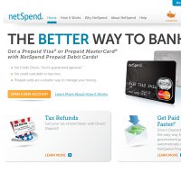 netspend.com screenshot