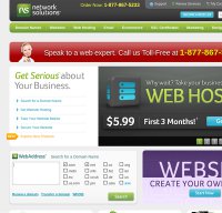 networksolutions.com screenshot