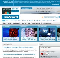 newscientist.com screenshot