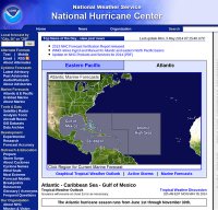 nhc.noaa.gov screenshot