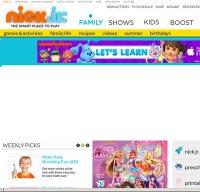 nickjr.com screenshot