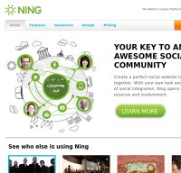 ning.com screenshot