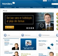 nordea.dk screenshot