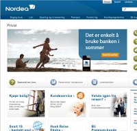 nordea.no screenshot