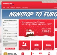 norwegian.com screenshot