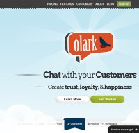 olark.com screenshot