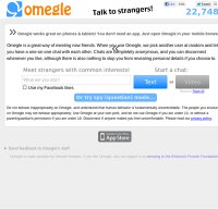 omegle.com screenshot