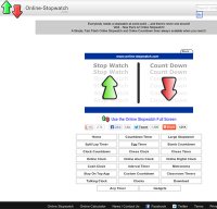 online-stopwatch.com screenshot