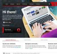 opera.com screenshot