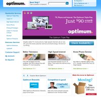 optimum.com screenshot