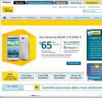 optus.com.au screenshot