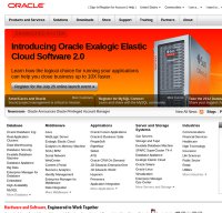 oracle.com screenshot