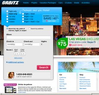 orbitz.com screenshot