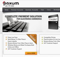 paxum.com screenshot