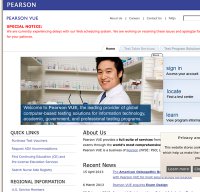 pearsonvue.com screenshot