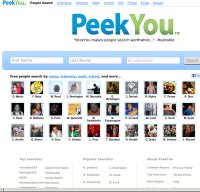 peekyou.com screenshot
