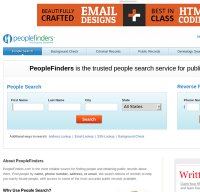 peoplefinders.com screenshot