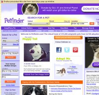 petfinder.com screenshot
