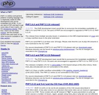 php.net screenshot