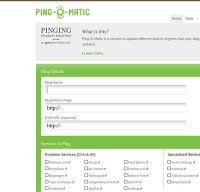 pingomatic.com screenshot