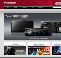 pioneerelectronics.com screenshot