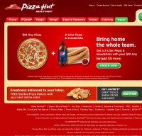 pizzahut.com screenshot