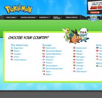 pokemon.com screenshot