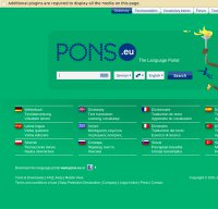 pons.eu screenshot