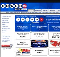 powerball.com screenshot