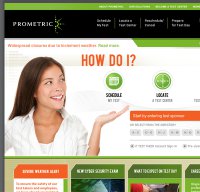 prometric.com screenshot