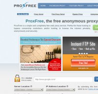 proxfree.com screenshot