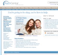 psychcentral.com screenshot