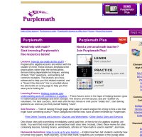 purplemath.com screenshot