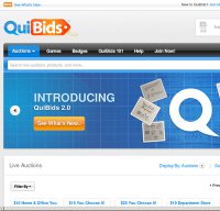 quibids.com screenshot