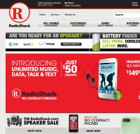 radioshack.com screenshot