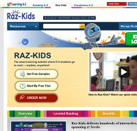 raz-kids.com screenshot