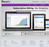 recurly.com screenshot