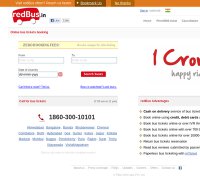 redbus.in screenshot