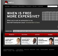 redhat.com screenshot