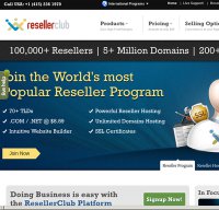 resellerclub.com screenshot