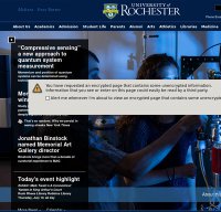 rochester.edu screenshot