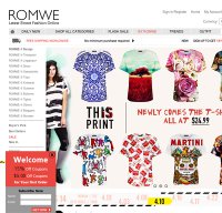 romwe.com screenshot