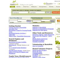 rootsweb.com screenshot