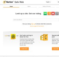 safeweb.norton.com screenshot