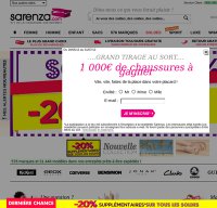 sarenza.com screenshot